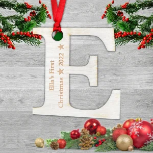 Personalised Baby's First 1st Christmas Bauble tree decoration, Christmas Tree Decor, Babies First Christmas, 1st Christmas, New Baby Gift