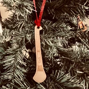 Personalised-Hurley-Tree-Decoration-Bauble-GAA-Christmas-tree-Ideal-for-New-Born-Baby-name-Anniversary-Wedding-Favour-Gift-Pack-of-3