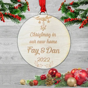 Personalised-New-Home-Gift-Ornament-2024-Our-first-Christmas-New-home-bauble-Personalised-Couples-Gift-House-warmingChristmas-Gift