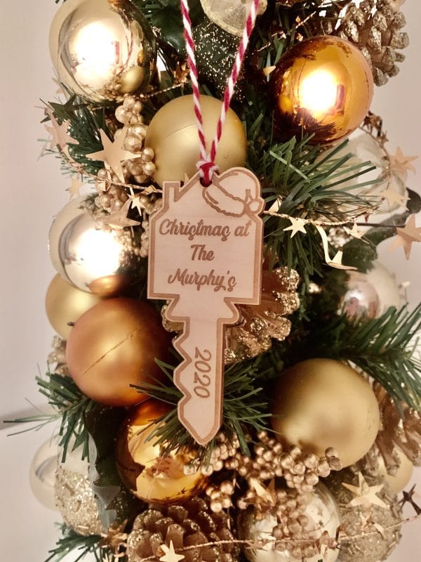 Personalised New Home Gift Ornament 2024, Our first Christmas, New home bauble, Personalised Couples Gift, House warming,Christmas Gift