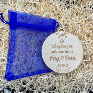 Alternative view of Personalised New Home Gift Ornament - Style 6