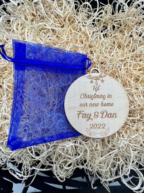 Personalised New Home Gift Ornament - Style 6 - Image 2