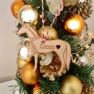 Personalised-Pet-Lover-Gift-Animal-lover-Christmas-Gift-Unique-Cat-Kitten-Horse-Pony-and-Fox-Christmas-Tree-Bauble-Decoration-horse