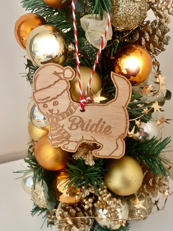 Personalised-Pet-Lover-Gift-Animal-lover-Christmas-Gift-Unique-Cat-Kitten-Horse-Pony-and-Fox-Christmas-Tree-Bauble-Decoration-kitten