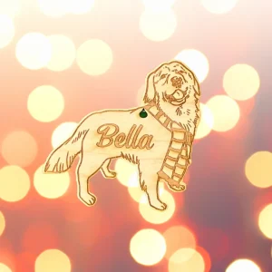 Unique Personalised Dog Christmas Tree Decoration Bauble - 30 Different Breeds - Pet Dog Gift, Ideal for Pet Dog lovers