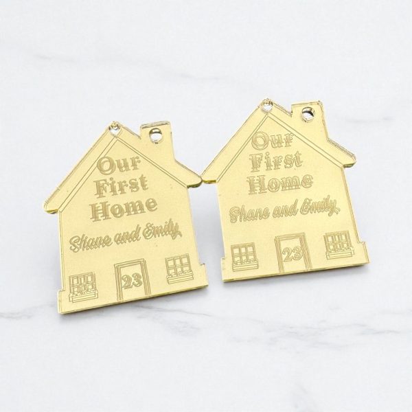 New Home Keyrings - Our First Home Personalised Gift - Image 2